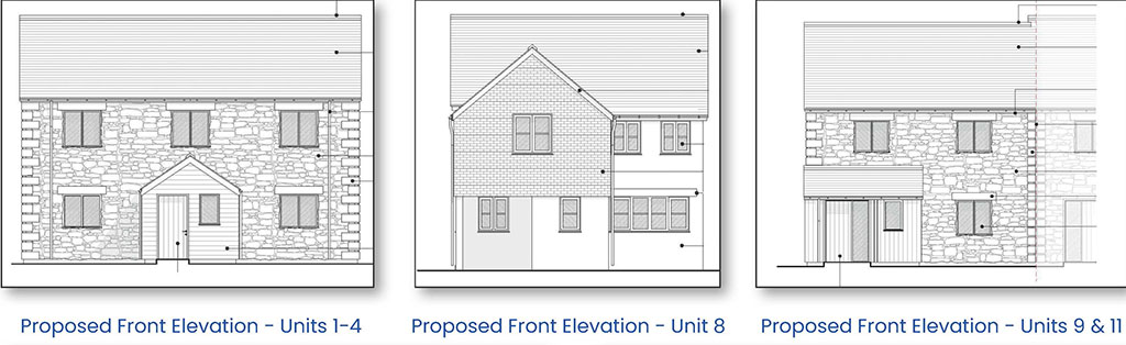 Lot: 87 - LARGE DEVELOPMENT SITE WITH PLANNING FOR FOURTEEN DWELLINGS -
